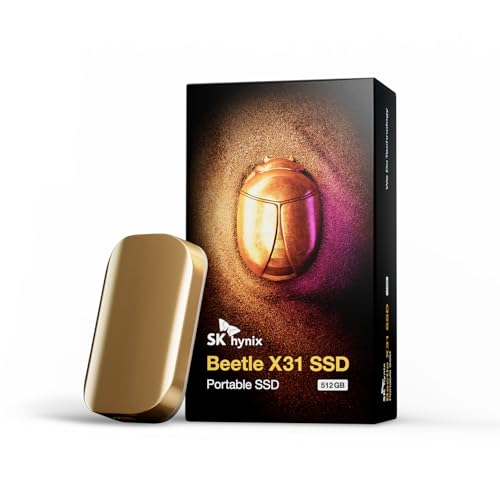 外付け SSD 1TB 最大1050MB/秒 DRAM搭載 USB 3.2 Gen2 Beetle X31 2m落下耐衝撃 Mac/Windows PC/Android スマートフォン/タブレット/ゲーム機 / PS4 PS5 メーカー保証3年 SK hynix 外付け SSD 1TB 最大1050MB/秒 DRAM搭載 USB 3.2 Gen2 Beetle X31 2m落下耐衝撃 Mac/Windows PC/Android スマートフォン/タブレット/ゲーム機 / PS4 PS5 メーカー保証3年 SK hynix