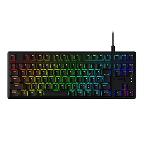 ハイパーエックス(HyperX) 日本語配列 Alloy Origins Core RGB PBTメカニカルゲーミングキーボード テンキーレス HyperX赤軸 ゲーマー向け メーカー2年保証 639N7AA#ABJ 黒 ハイパーエックス(HyperX) 日本語配列 Alloy Origins Core RGB PBTメカニカルゲーミングキーボード テンキーレス HyperX赤軸 ゲーマー向け メーカー2年保証 639N7AA#ABJ 黒