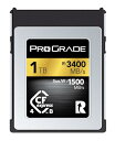 ProGrade Digital CFexpress 4.0 Type B GOLD 1TB メモリーカード (最大読込3400MB/s 最大書込3000MB/...
