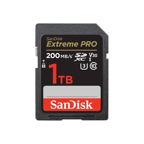 SanDisk (サンディスク) 1TB Extreme PRO SDXC UHS-I メモリーカード - C10、U3、V30、4K UHD、SDカード- SDSDXXD-1T00-GN4IN SanDisk (サンディスク) 1TB Extreme PRO SDXC UHS-I メモリーカード - C10、U3、V30、4K UHD、SDカード- SDSDXXD-1T00-GN4IN