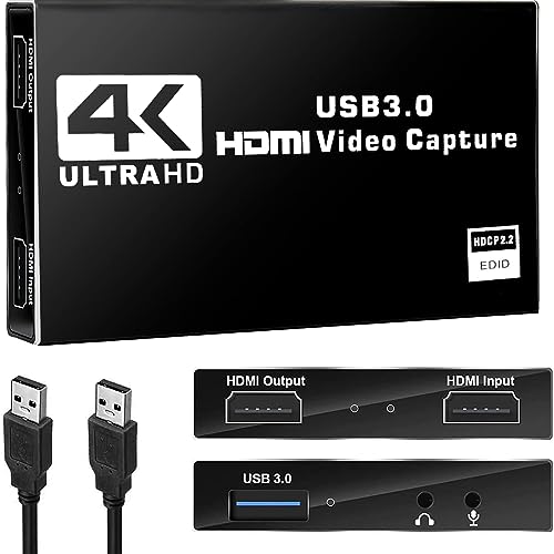 4K HDMI Lv`[{[h pXX[ 1080P 60FPS USB3.0 Q[Lv`[ rfI tHD 60Hz rfILv`[ Q[zMAcACurfIzMAʋLA^ɓKp SwitchAXbox OneAO