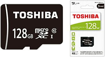 東芝 microSDXCカード 128GB Class10 UHS-I対応 (最大転送速度48MB/s) 国内正規品 モデル THN-MW128G4R8