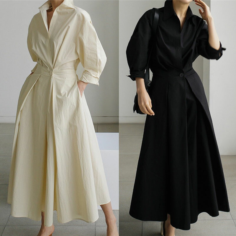 マキシ丈ワンピ Tシャツ ワンピース 長袖 無地 抜け感 ドロップショルダー 細見え オーバーサイズ ビッグサイズ 大きいサイズ ゆるT 大人カジュアル シンプル 長め丈 ロングワンピース レディース ロング 部屋着 マタニティ クルー