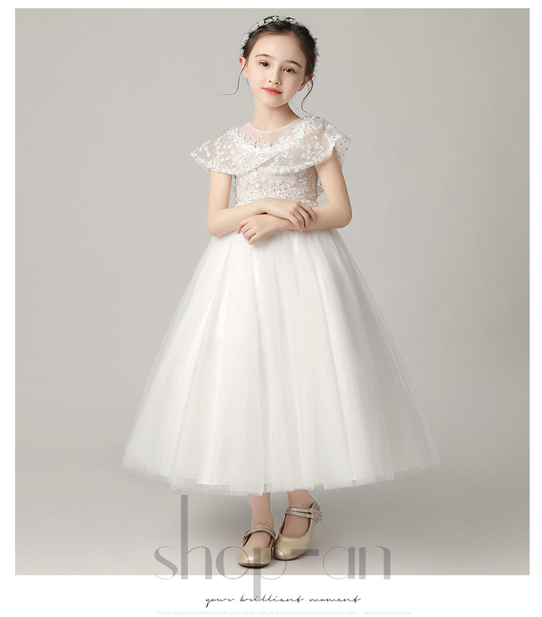 送料無料 子供ドレス 女の子 ワンピース 春夏秋冬 花柄　高級感 ピアノ発表会 ロング ミニ丈 ドレス 結婚式 キッズ フォーマル ドレス 子どもドレス 七五三 ジュニアドレス プリンセスドレス パーティードレス ウェディング 記念撮影