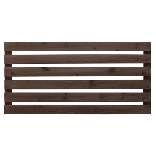 タカショーボーダーフェンス120x60cm天然木ブラウンおしゃれ目隠し庭ガーデン