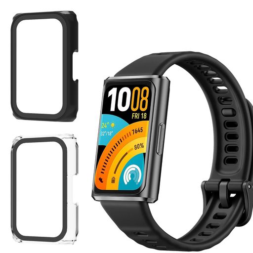 【対応機種】HUAWEI BAND 11 Pro に適応しています。ご購入の際は、機種にご注意ください。 【全面保護】このカバーの保護フィルムは硬度9Hの強化ガラス製で、カバーのフレームはPC(ポリカーボネート)素材です。 外部からの衝撃を容易に吸収し、衝突時の画面破損リスクを99%低減します。 【防水・防塵】内蔵のシールが画面への水の浸入を防ぎ、水滴を拭き取るためにケースを何度も取り外す必要がありません。 シャワー、手洗い、汗、雨、スポーツなどの日常的な使用に適しています。 強化ガラス表面の耐油コーティングにより、ケースのガラス面に水が溜まるのを防ぎます。 [ご注意:ダイビングなどの深海での使用には適していません。] 【高透過率&amp;スムーズ操作】このケースを装着すると、正確なタッチと連続タッチを確保し、高感度で快適な操作を実現します。保護ケースは完全に元の画質と視覚効果を復元することができます。 【安心なサービス】製品の使用中に品質上の問題や不明な問題が見つかった場合は、いつでもお問い合わせください。