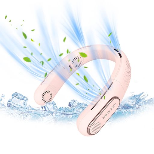 YAYAMIYA【2023年夏最新ネックファン】首掛け扇風機ネッククーラー数値表示四駆エンジン携帯扇風機折り..