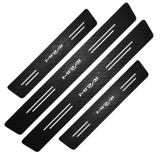 新MIRAIサイドステップガードスカッフプレート全車種対応高級内装パーツ金箔仕上げ金メッキ技術強力粘..