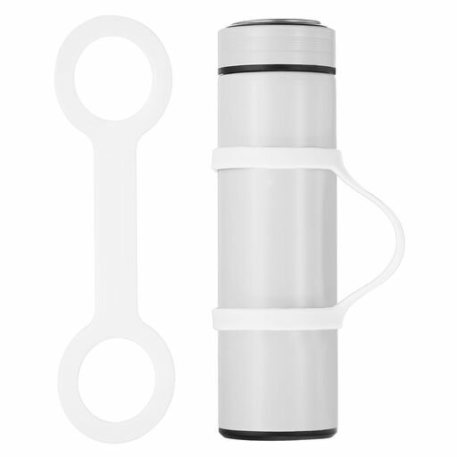 PATIKILウォーターボトルキャリアグリップポータブルソフトシリコンノンスリップウォーターハンドルグ..