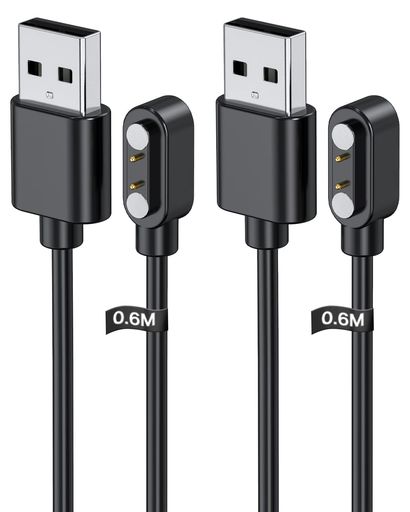 COOSPOHW9対応心拍計充電ケーブル充電器USB充電60CMCOOSPOHW9対応マグネット充電コードYAJOJO磁気吸着..