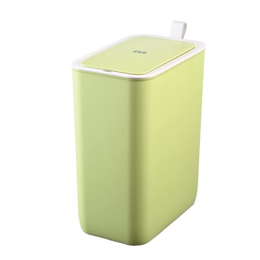 電池使用なのでコンセント不要。ベルト付きなので持ち運びもラクラク。 フタの裏のシリコンシーリングがニオイ漏れをシャットアウトします。 手をかざすと自動でフタが開くアクティブセンサー。フタは5秒後に閉じられます。 ディスプレイをタッチして手動で開閉も可能。フタを開けっぱなしにも出来ます。 狭いスペースにもぴったり収まる長方形タイプ。