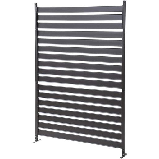 ガーデンマスター(Gardenmaster)アルミボーダーフェンス(幅120x高さ180cm)2個セットダークブラウンKABF-1218(DBR)