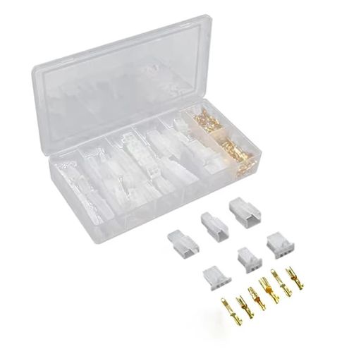 2極カプラー4ピンコネクタ配線接続コネクター防水耐久性プラスチック真鍮製工具不要ワイヤー圧着車バイ..