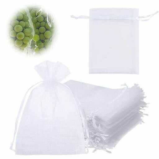 SensaBliss果物袋果物保護バッグ防虫ネット果樹袋果実袋野菜保護ネット通気性光透過性自然成長害虫鳥避..