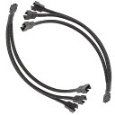 電源ケーブルファン用電源延長ケーブルファン分岐ケーブルPWMFAN用分岐ケーブルPWM延長ケーブル4ピンと3ピン4ピン3ピンと4ピンY字型2本セット270cm(...