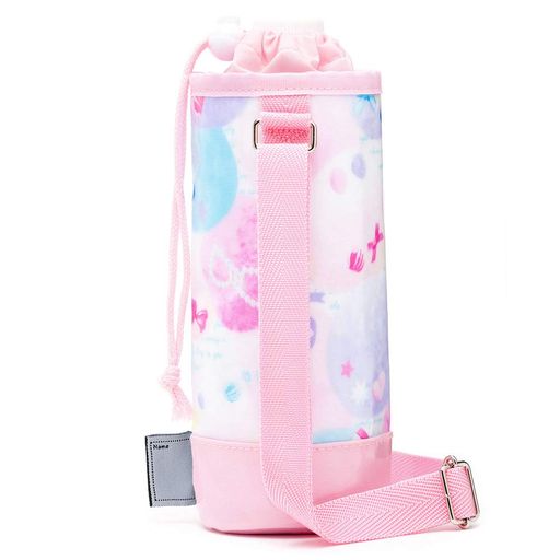 COLORFULCANDYSTYLEペットボトルホルダー女の子ホルダーケース肩掛け保冷ショルダーベルト付きふわふわキュートなキャンディポップN3764900