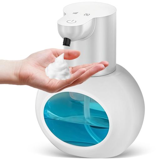 ソープディスペンサー自動泡ハンドソープディスペンサー420ml大容量オートディスペンサー電量残量表示L..