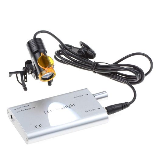 TopSeller歯科ライトランプクリップ式ライト5W強力タイプ精度高い普通メガネ用充電式クリップクランプ..