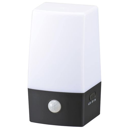 オーム(OHM)フットライトLEDセンサーライト足元灯人感センサー210ルーメン乾電池式置き型オーム電機LS-..