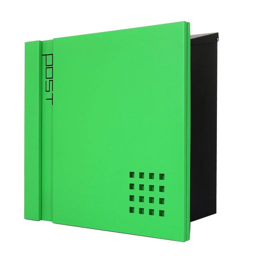 アイホーム(Ihome)郵便ポストpm46pm466グリーン本体:奥行14.5cm本体:高さ36cm本体:幅36.5cm高級キーホ..