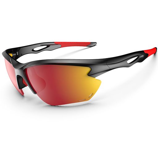 [HAAYOT]偏光サングラス男性女性サイクリングメガネスポーツサングラス軽量耐久性TR90フレームMTBゴー..