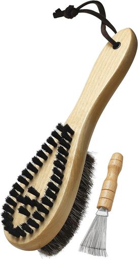 【秋冬家庭必需品】Snana洋服ブラシ毛玉取りけだまとり人気馬毛両面タイプヒモ付き毛玉取り天然馬毛豚..