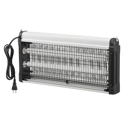 オーム(OHM)電撃殺虫器虫ライト駆除コバエ取り蚊取り電撃殺虫機誘蛾灯虫退治静音大型薬剤不要つり上げ|オーム電機OBK-GH130B08-1618