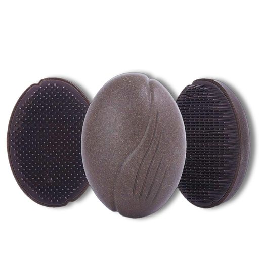 ャンプーブラシ頭皮ブラシレディースくしヘアブラシコーヒー豆型ヘアブラシメンズレディース人気プレゼ..