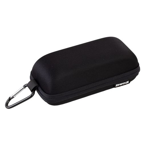 [スワンズ]サングラスケースA-214BKBKブラックブラックサングラス用セミハードケースカラビナ付き