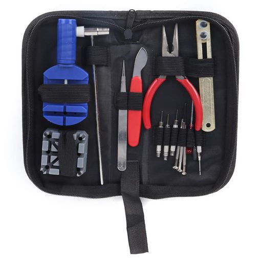 時計修理工具セット腕時計修理工具時計道具時計工具時計修理電池交換ベルト調整ベルト交換バンドサイズ調整バネ外し裏蓋開け裏蓋オープナーコマ外しメンテナンス専用工具腕...