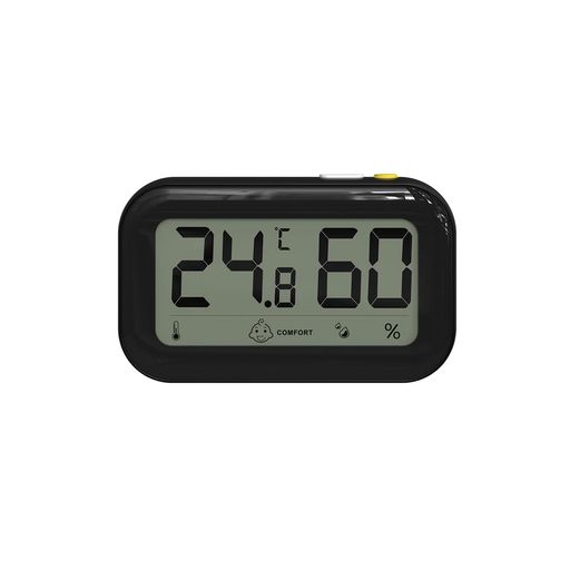 BOMATAデジタル温度計湿度計温度単位切替コンフォートディスプレイ高低温度メモリー黒KD60