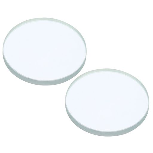 PATIKIL200mm焦点距離両凹レンズ2個直径50mm高さ5mmガラス光学研磨ラウンドエッジレンズ物理実験用クリア