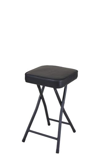 【BLKP】パール金属折りたたみパイプチェアスクエア限定マットブラックコンパクト椅子N-7729製品サイズ/(約)幅30.5x奥行32.5x高さ49.5cm、折りたたみサイズ/(約)30.5x11x70cm