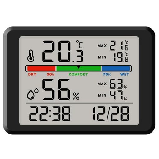 ミニ&温度計1本セットスイッチ粘着/嵌入使用可能デジタル液晶スクリーン温室ハウス/地下室/家庭/ベビー..