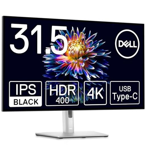 DellU3223QE31.5インチ4Kハブモニター(3年間無輝点交換保証/IPSBlack・非光沢/USBType-C・DP・HDMI/フレームレス/縦横回転・高さ調整/VESADisplayHDR400/Rec.709100%)(2)