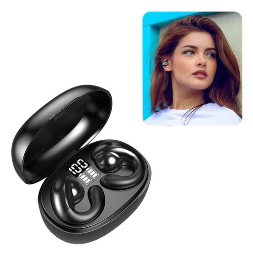 骨伝導イヤホンイヤーカフ型空気伝導耳を塞がない開放型骨伝導骨伝導耳挟み式開放型オープンイヤー長時間でも疲れにくい極上のフィット感EDR技術低遅延片耳/両耳左右分離型片耳3.8g超…(2)