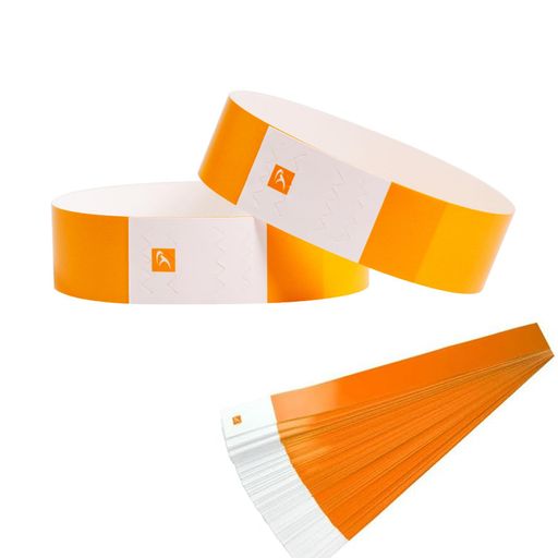 BLOOPIC使い捨てリストバンドイベント用200枚紙リストバンドワンタッチ装着合成紙防水耐引裂きイベント..