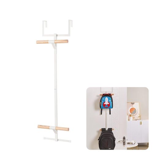 ランドセルラックランドセル&リュックハンガ2段収納ドアハンガー引っ掛け棚扉に差し込むだけ簡単設置省..