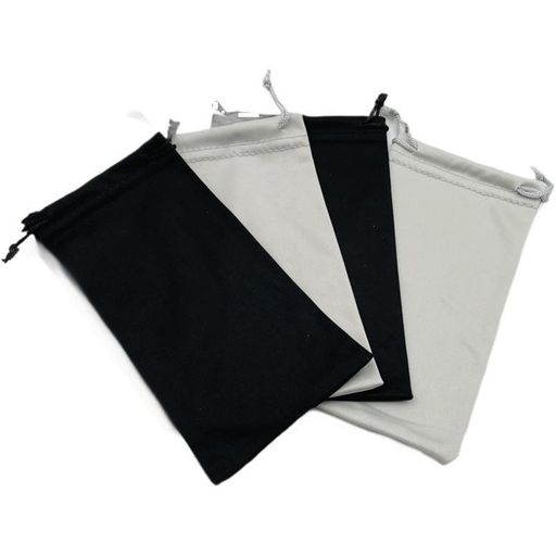 [まちの波]巾着袋4枚セットポーチ袋メガネケースジュエリー袋巾着ギフトバッグ傷防止ポーチ袋小物入れサングラスの収納に最適(4)