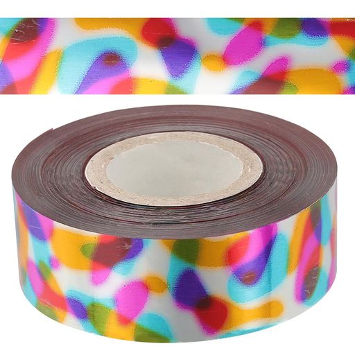 PATIKIL0.79”x400フィートホットスタンピング箔紙レザーDIYロゴデコレーションクラフトギフトパッケージスクラップブックカード用ヒート転写ホットスタンピング箔紙ロールカラードット