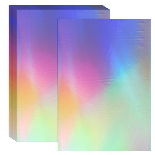 PATIKIL11.7x8.3”ホットスタンプ箔紙シート40シートA4ヒート転写ホットスタンプ箔紙レザーDIYロゴデコレーションクラフトギフトパッケージスクラッ...