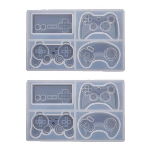 ゲームパッドシリコンモールドゲームコントローラー鏡面仕上げ抜き型チャーム手作り