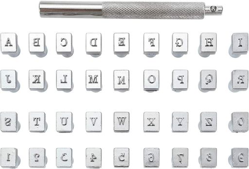 TAORAYO刻印セットレザークラフト革用刻印セットハンドメイドレザークラフト道具スタンプポンチキット..