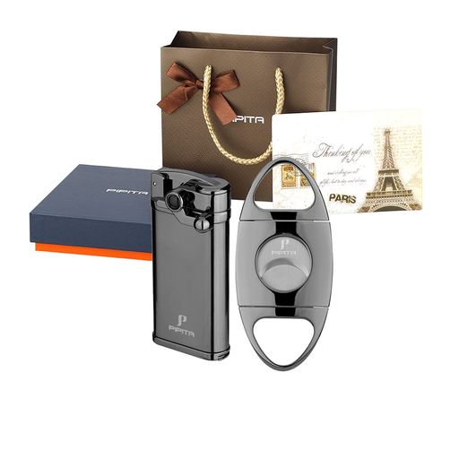 【高い品質】PIPITA直噴ターボライタートーチライターギフトセット携帯便利防風注入式ジェットライター..