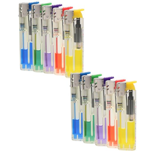 東京パイプ(TokyoPipe)使い捨てライター10本セットスリムカラーガススイーパー電子ライター5色