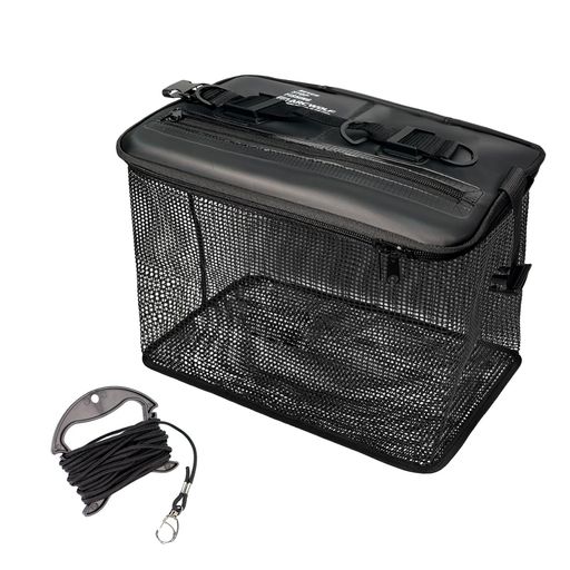 ARCWOLF折りたたみフローティングスカリ活かし網EVA50cmビーズ付きロープ(8m)釣り具多機能釣り用ケース磯釣り