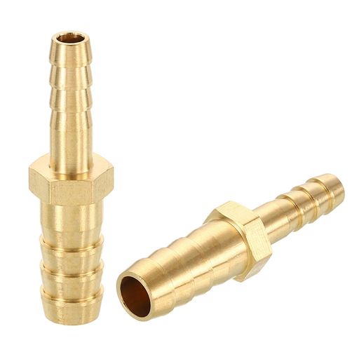 Rebower2パック真鍮ホースバーブアダプター3/8”バーブから1/2”へ産業用自動車用りゅう体転送用家庭菜園用水処理用