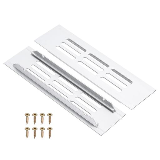 PATIKIL ドア用空気抜きカバー 2枚セット 外形サイズ 6x1.7インチ(約150x42mm)アル...