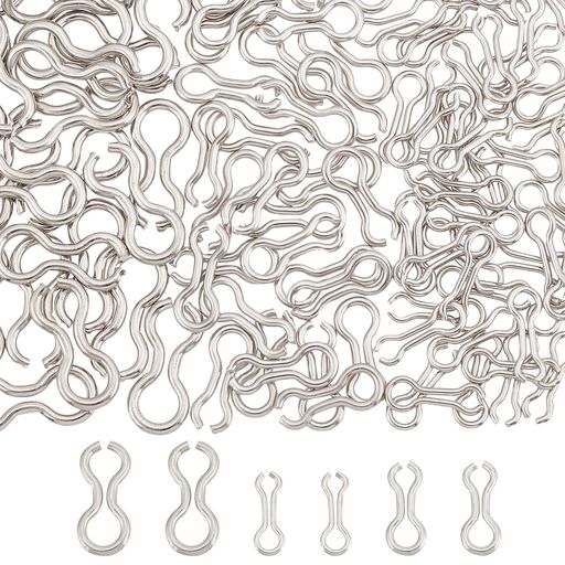 SUPERFINDINGS3サイズ釣り用シンカーアイレット240個入りDIY釣りルアーアイレット8型ループアイレット..