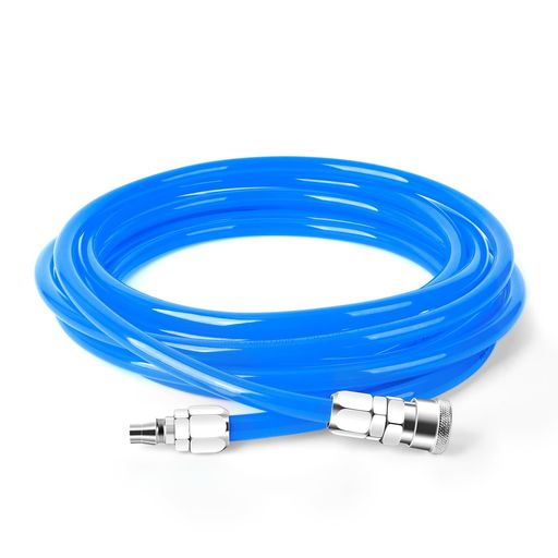 TAILONZPNEUMATIC10mm外径エアパイプ、ブルーエアパイプ(長さ6m)、オス/メスのクイックジョイント付きです